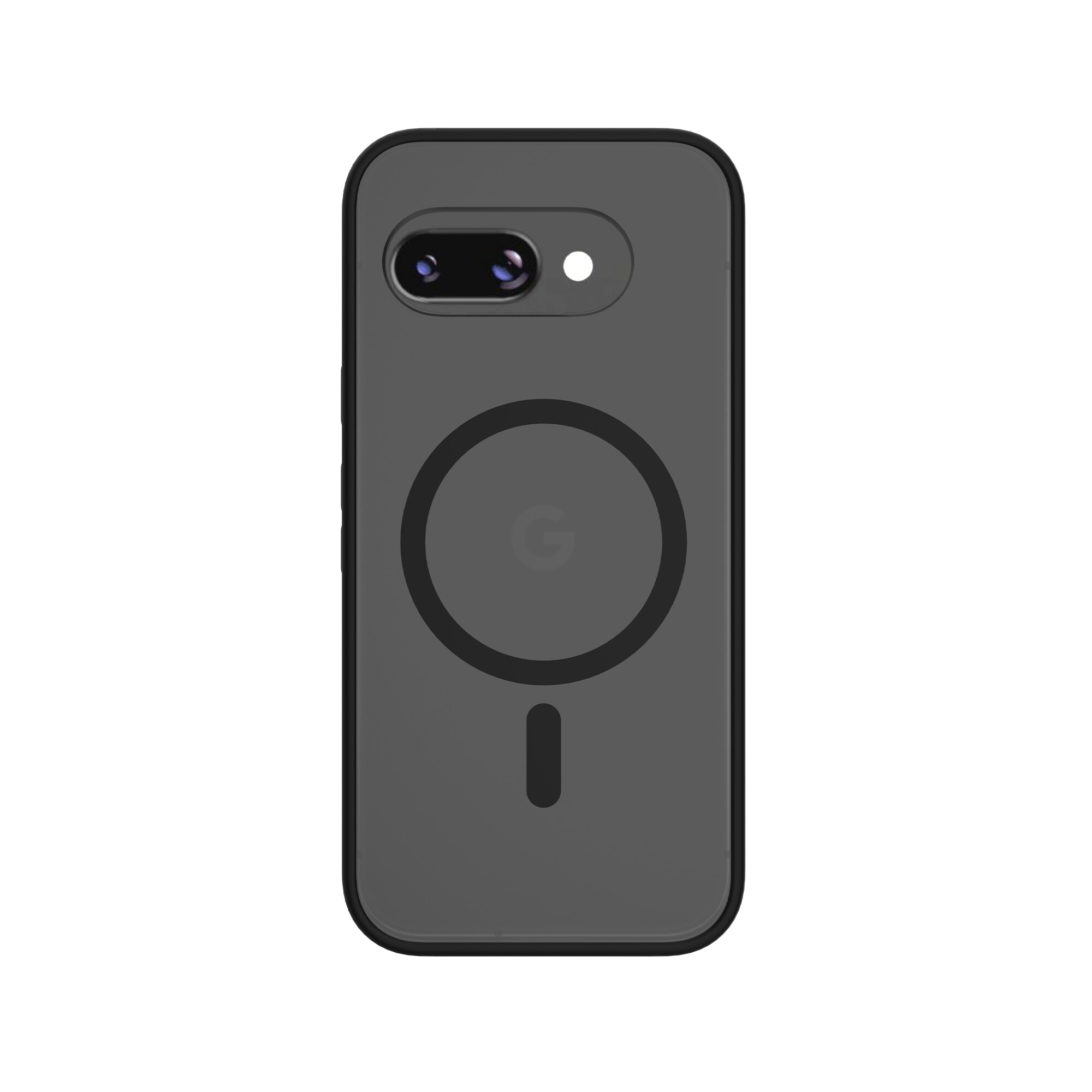 Google Pixel 9a Hybrid-cover magnetisk, Frosted Black