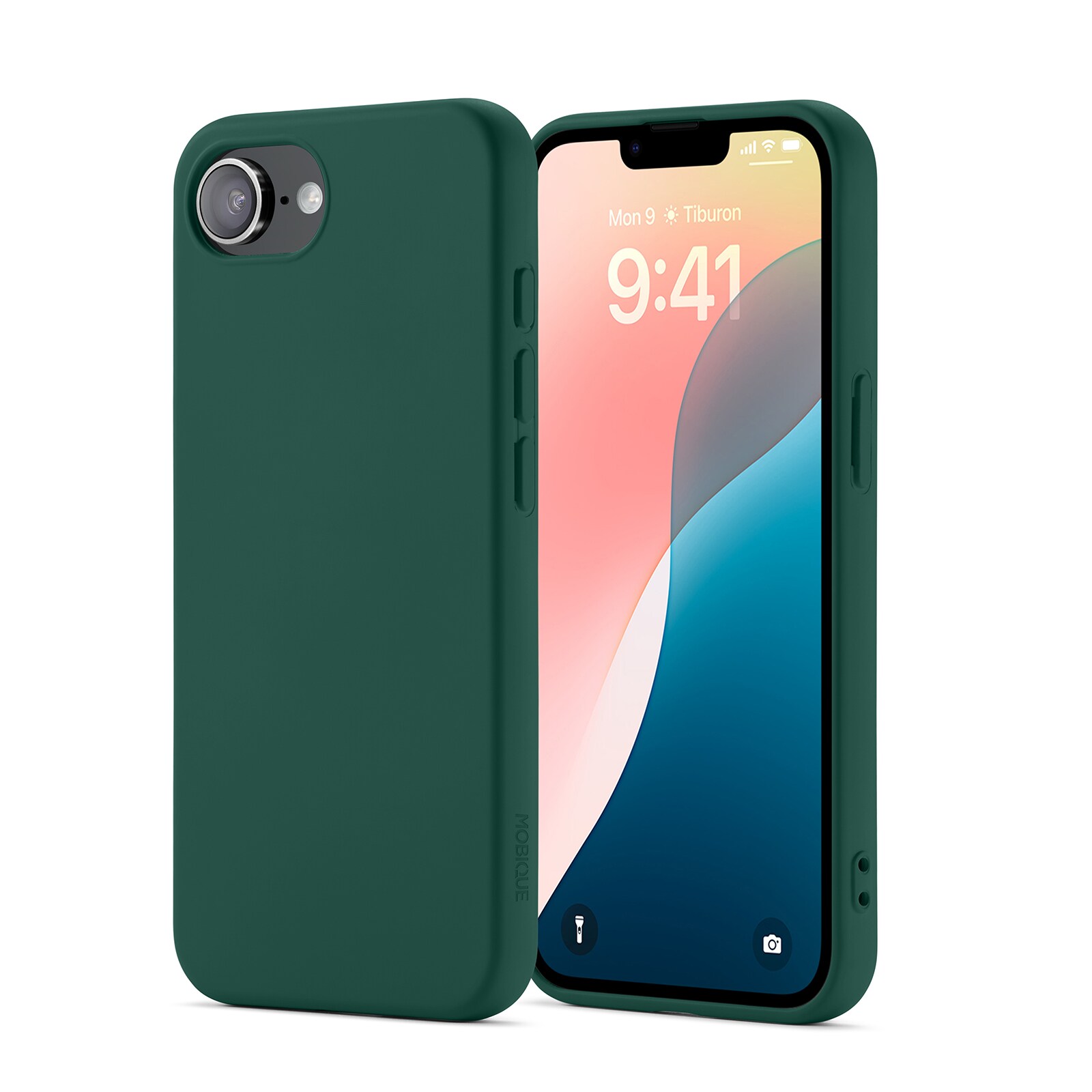 iPhone 16e Mobilcover i TPU, Mørkegrøn
