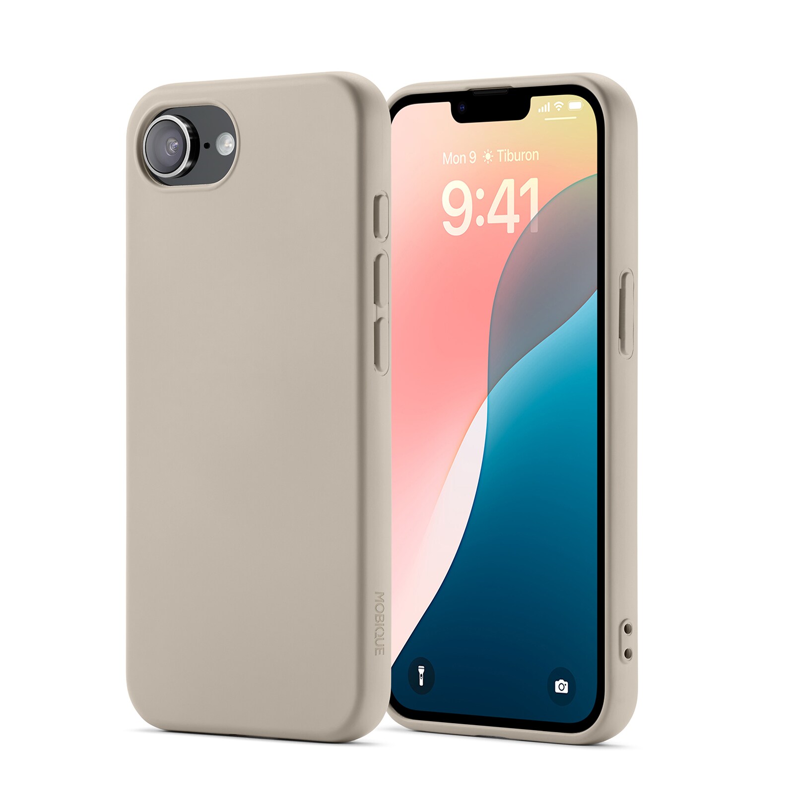 iPhone 16e Mobilcover i TPU, Beige