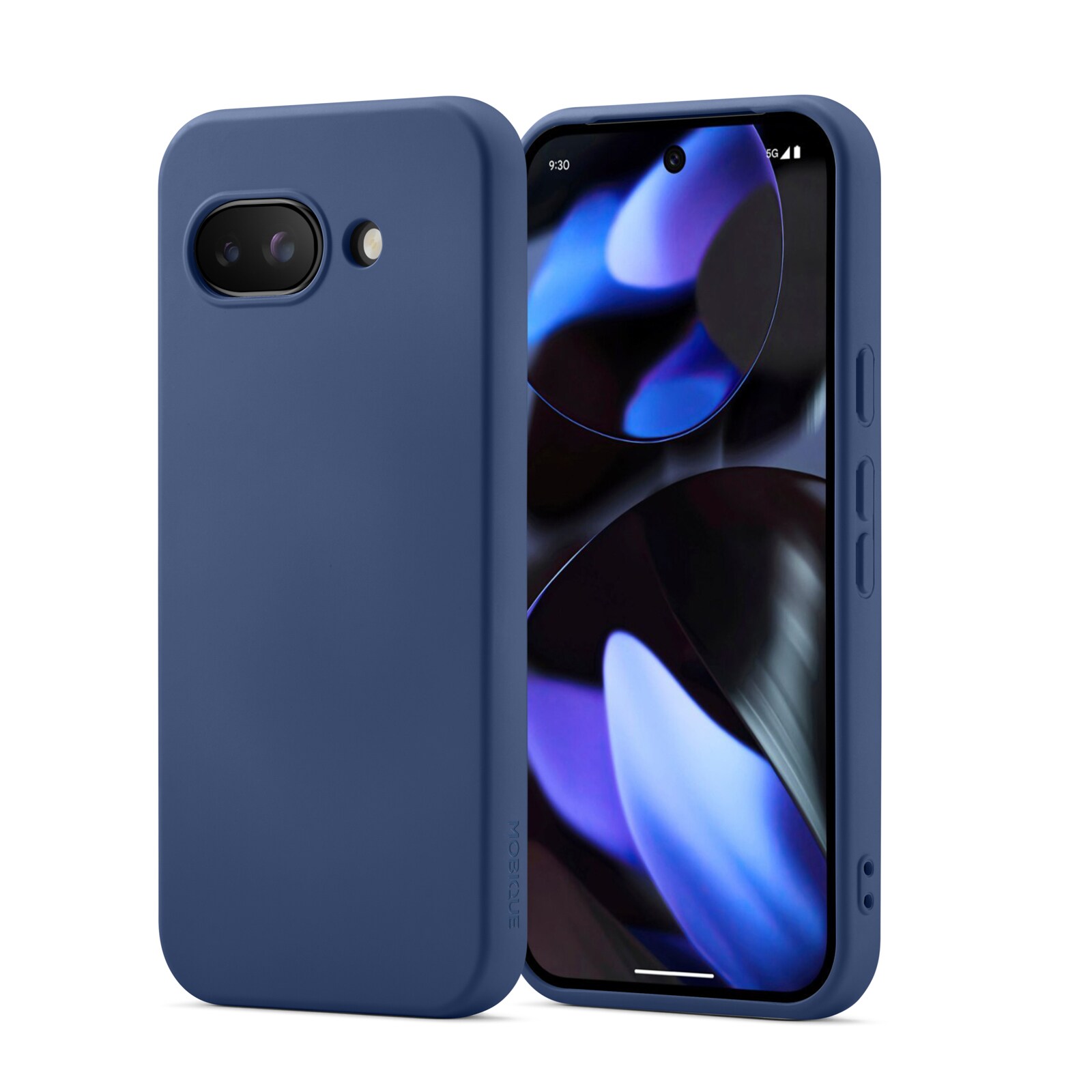 Google Pixel 9a Mobilcover i TPU, Mørkeblå