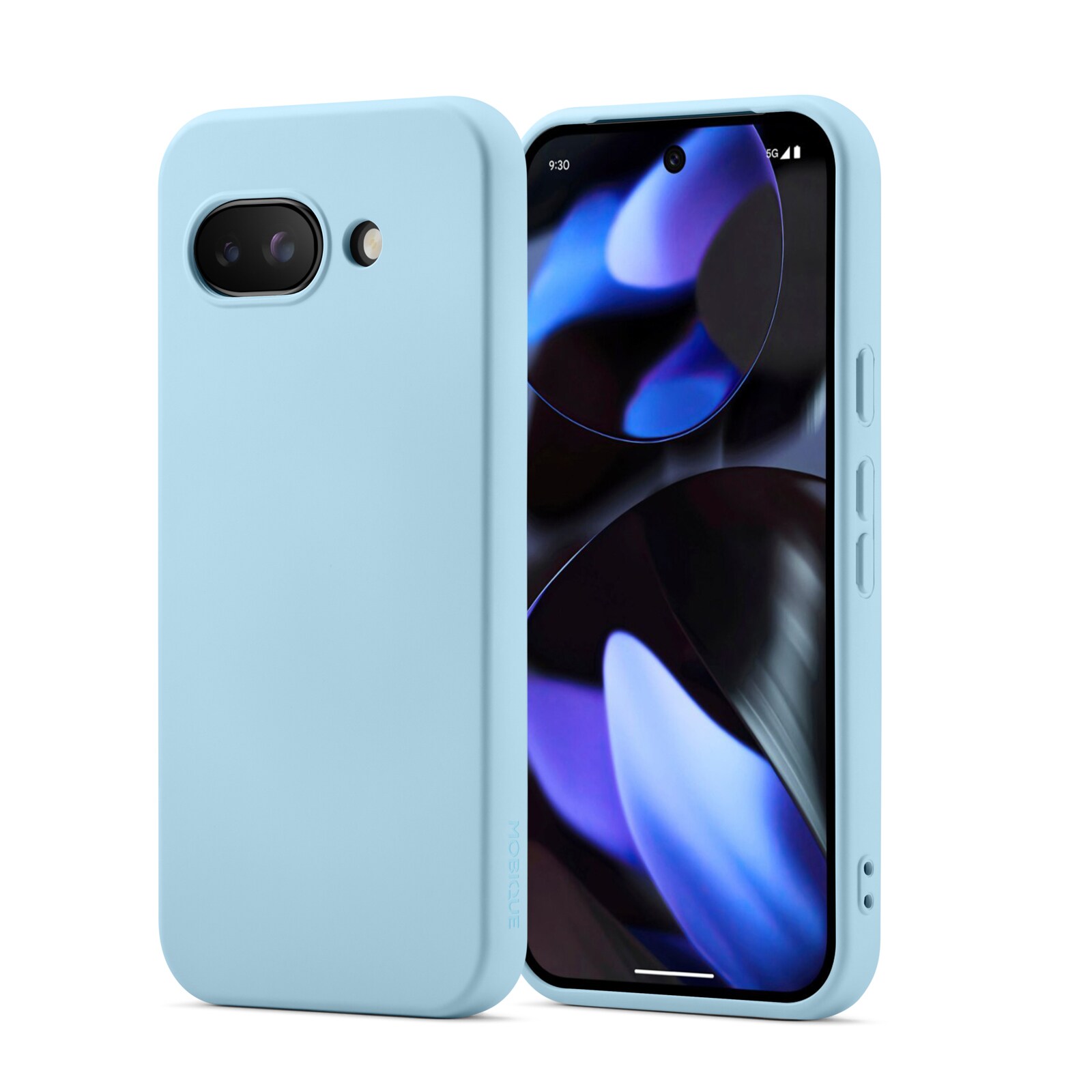 Google Pixel 9a Mobilcover i TPU, Blå