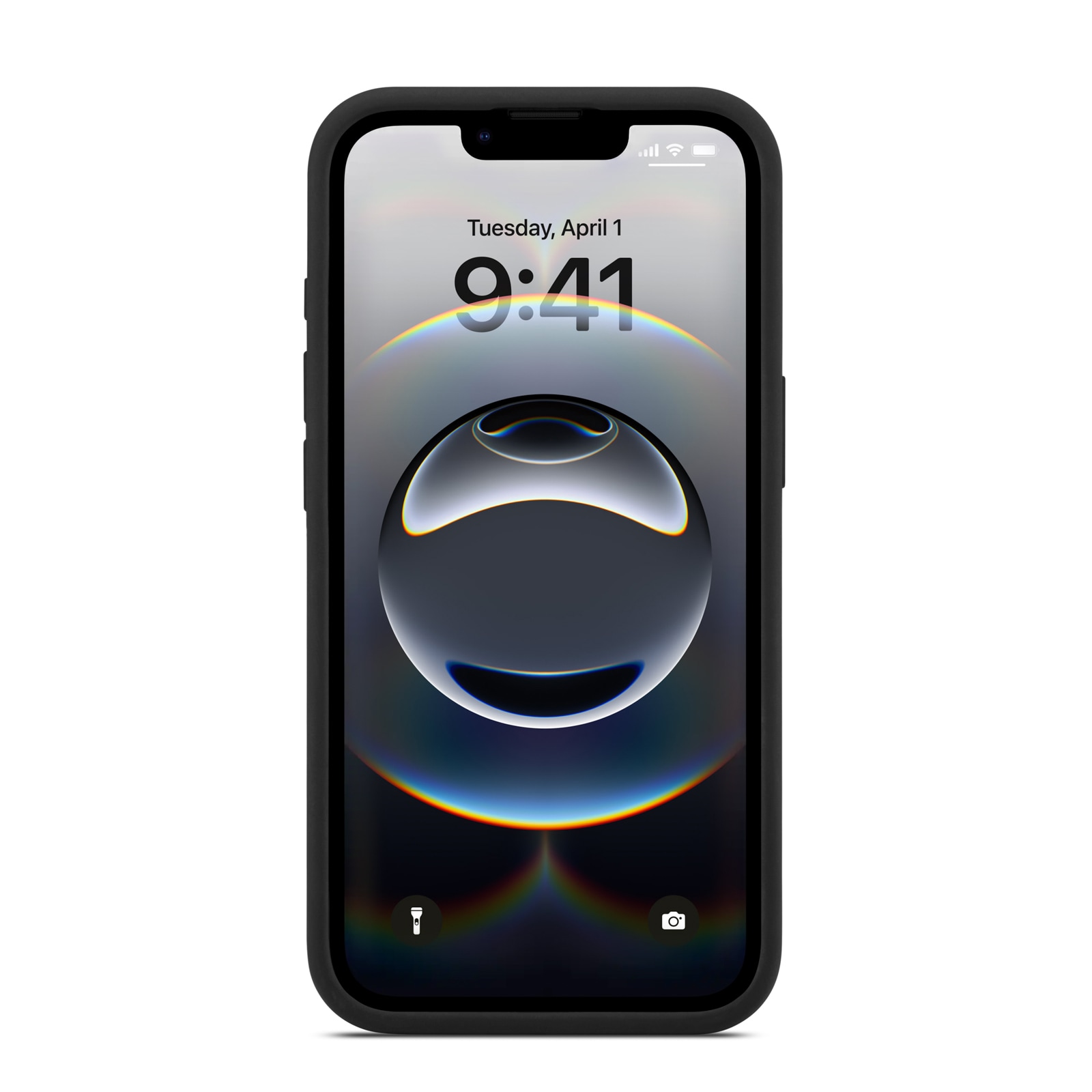 iPhone 16e Magnetisk silikonecover, Sort