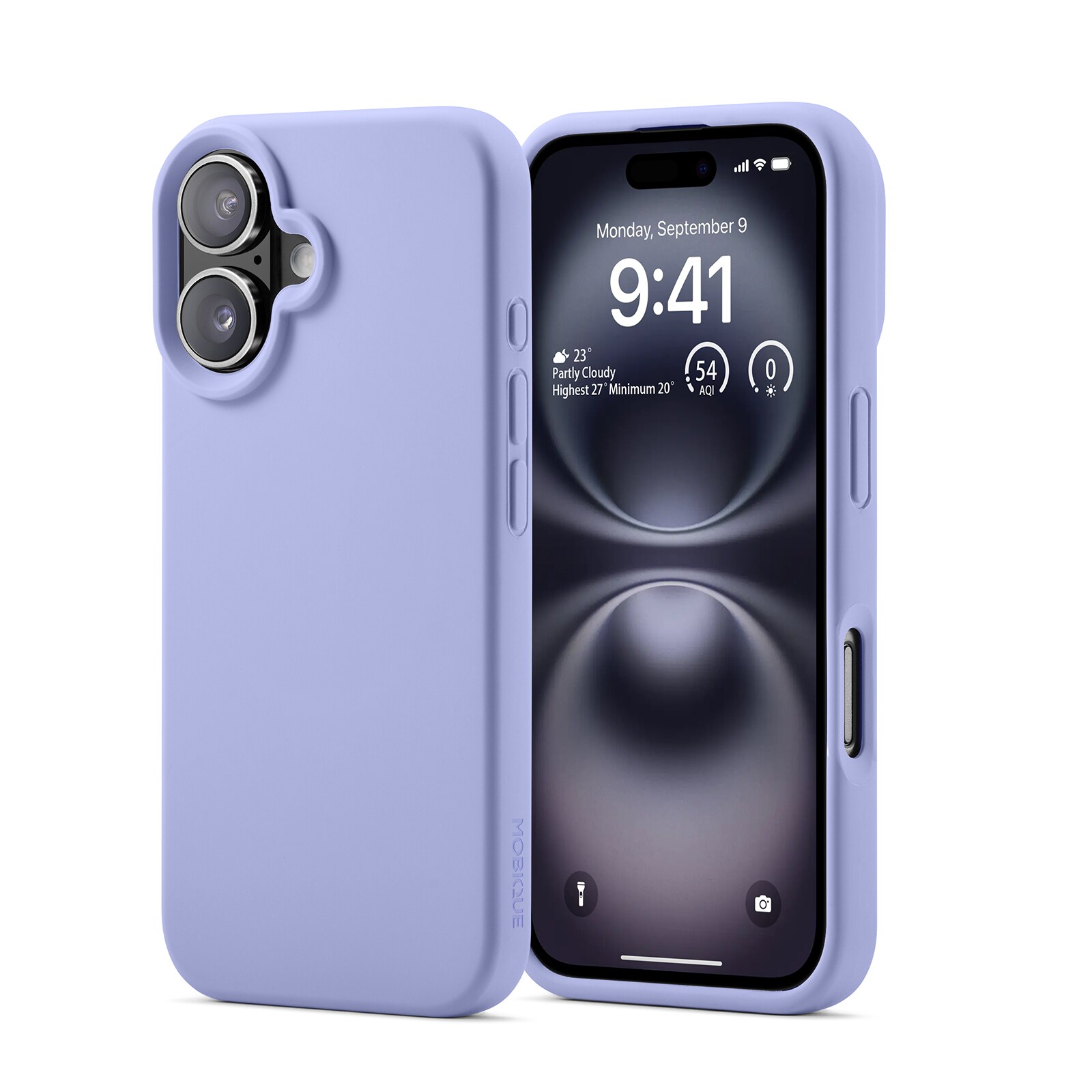 iPhone 16 Magnetisk silikonecover, Lilla