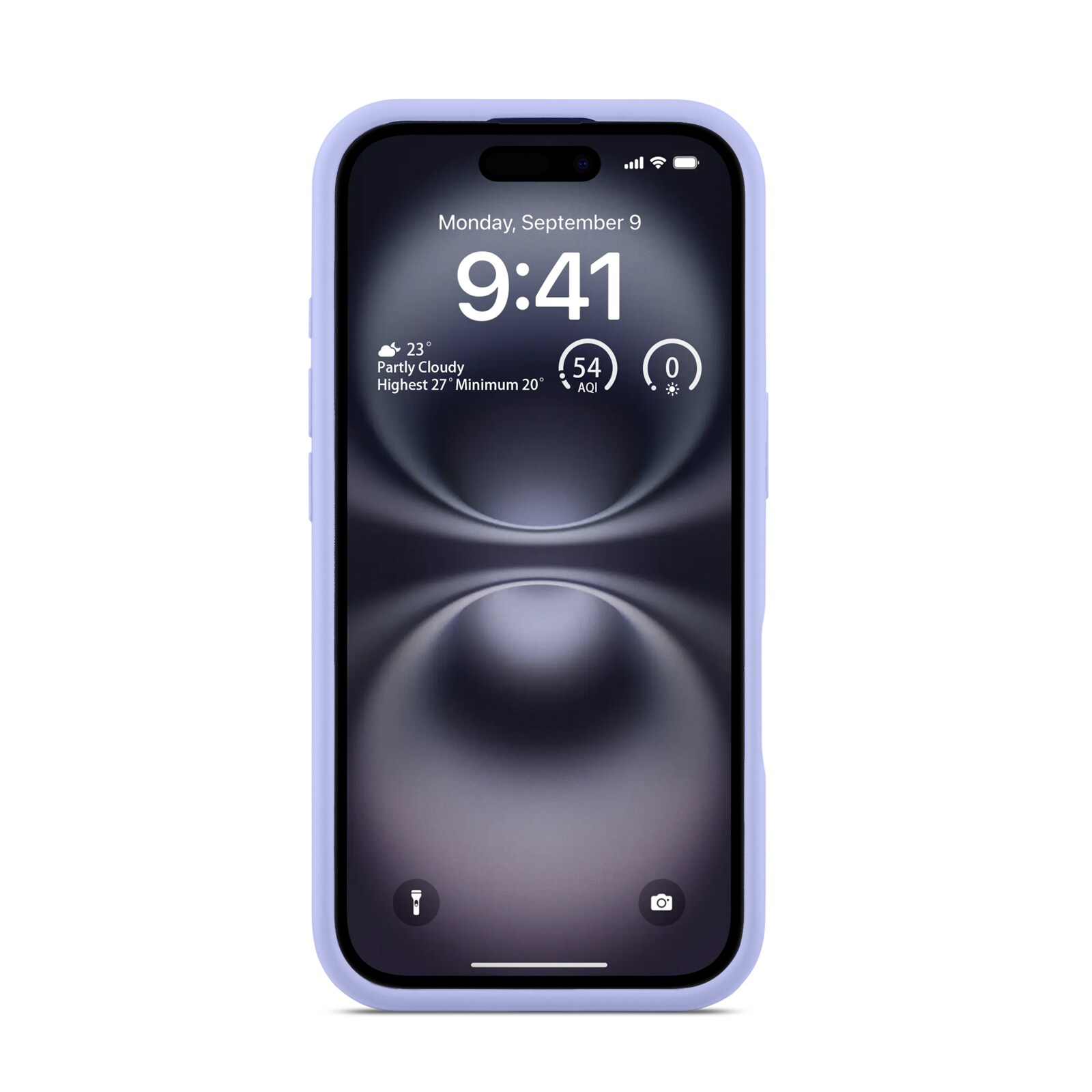 iPhone 16 Magnetisk silikonecover, Lilla
