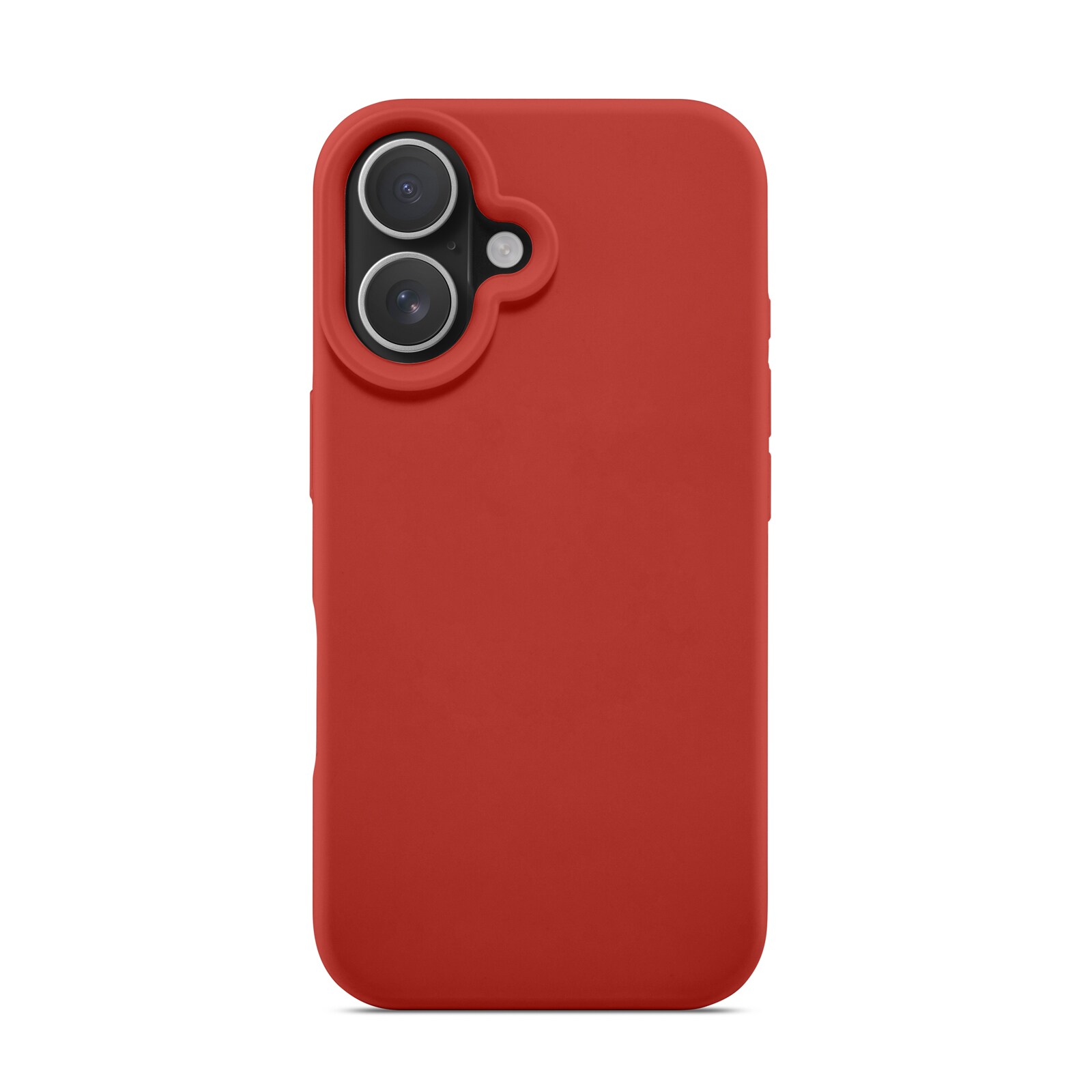 iPhone 16 Magnetisk silikonecover, Lava Red