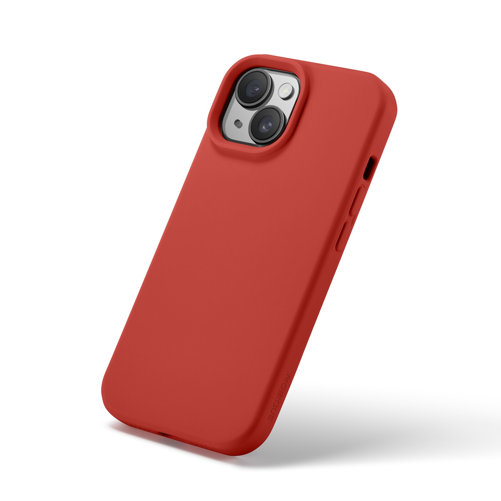 iPhone 15 Magnetisk silikonecover, Lava Red