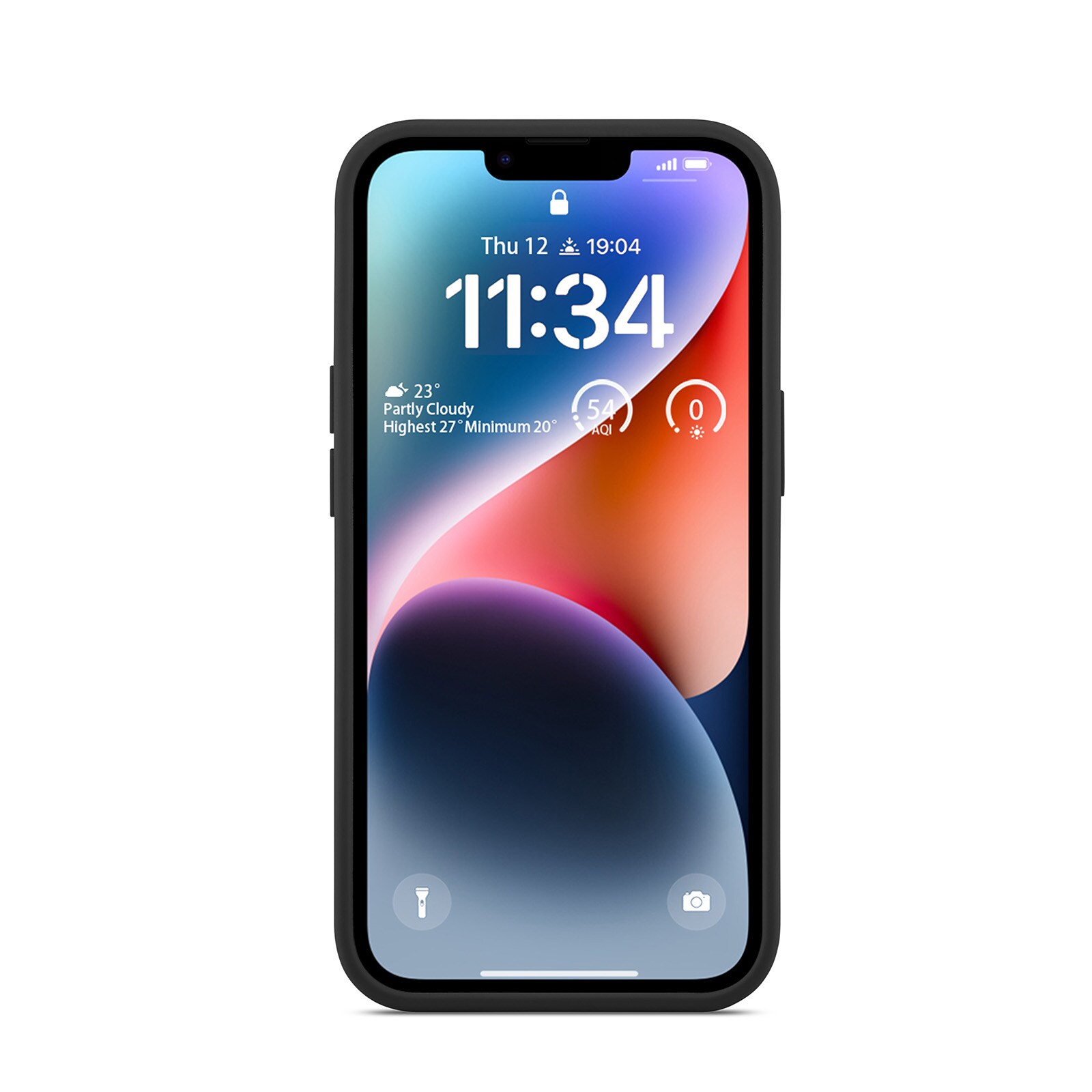 iPhone 13 Magnetisk silikonecover, Sort