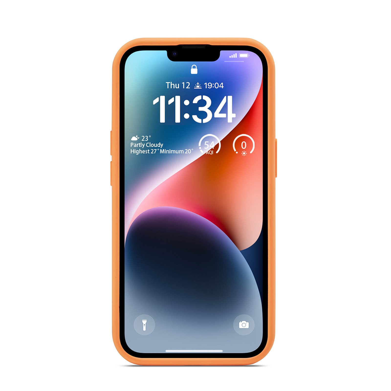 iPhone 13 Magnetisk silikonecover, Solar Orange