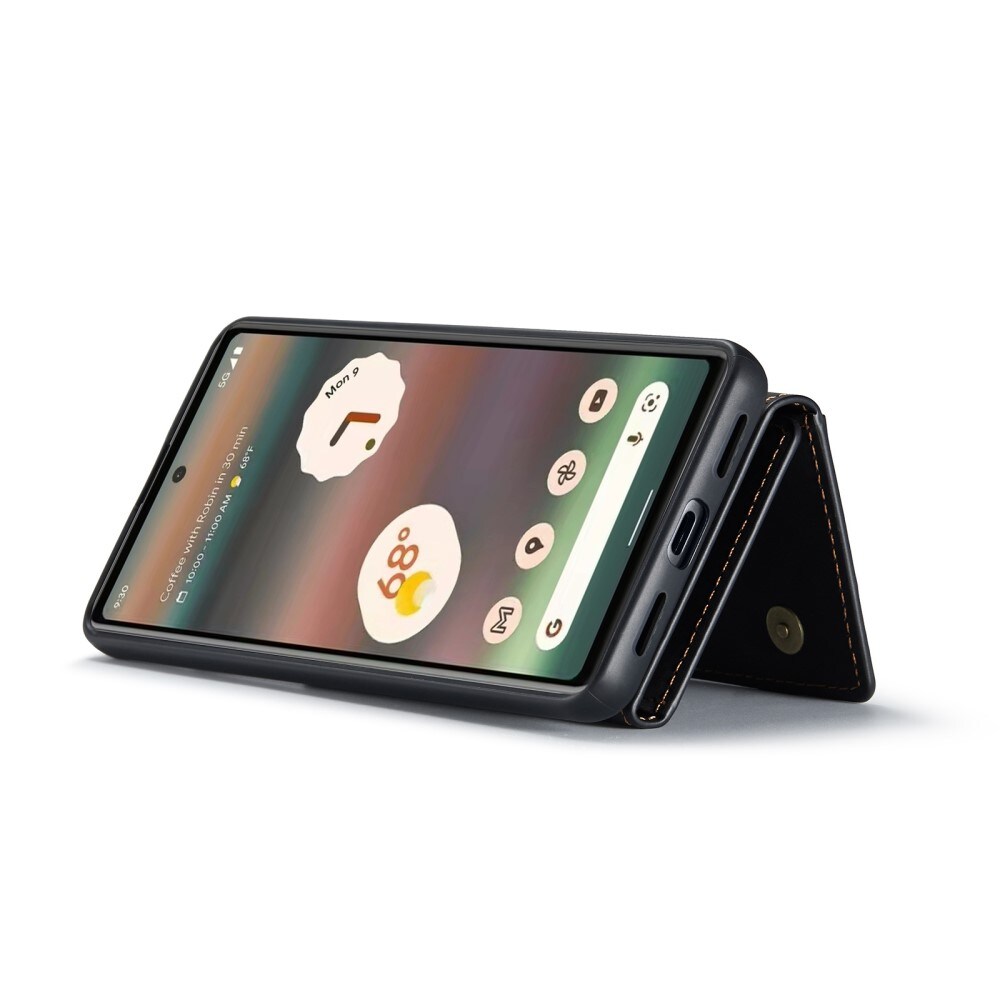 Google Pixel 6a Cover med aftagelig pung, Sort
