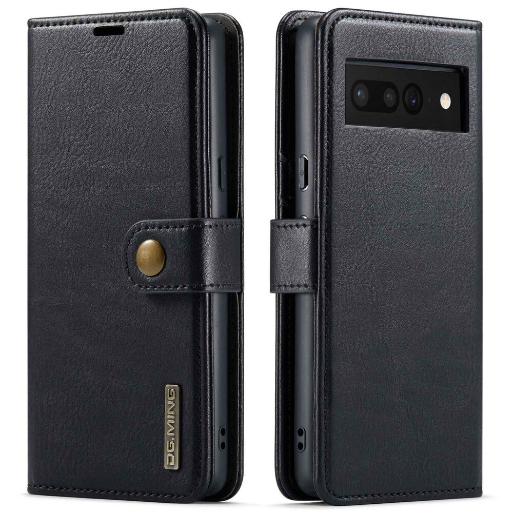 Google Pixel 7 Pro Pungetui med aftageligt cover, Black
