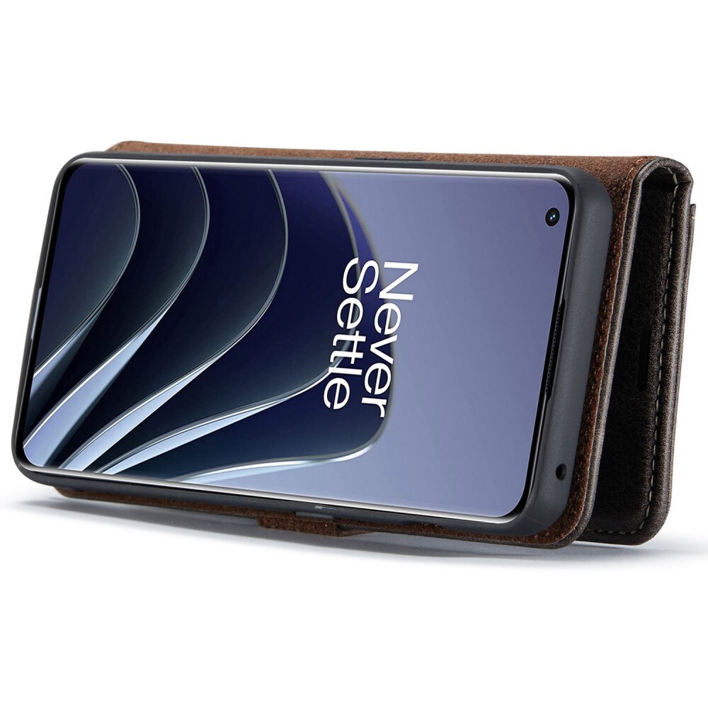  OnePlus 10 Pro Pungetui med aftageligt cover, Brown