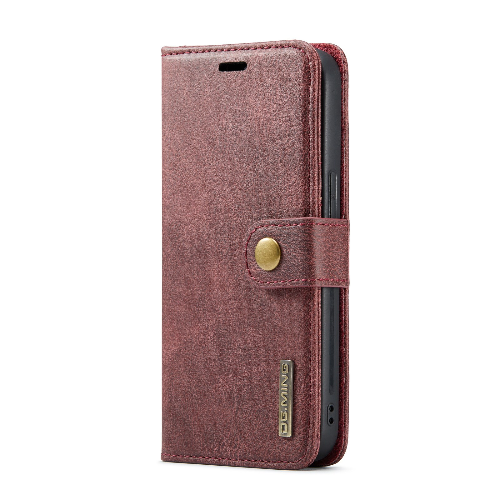 iPhone 14 Pro Pungetui med aftageligt cover, Red