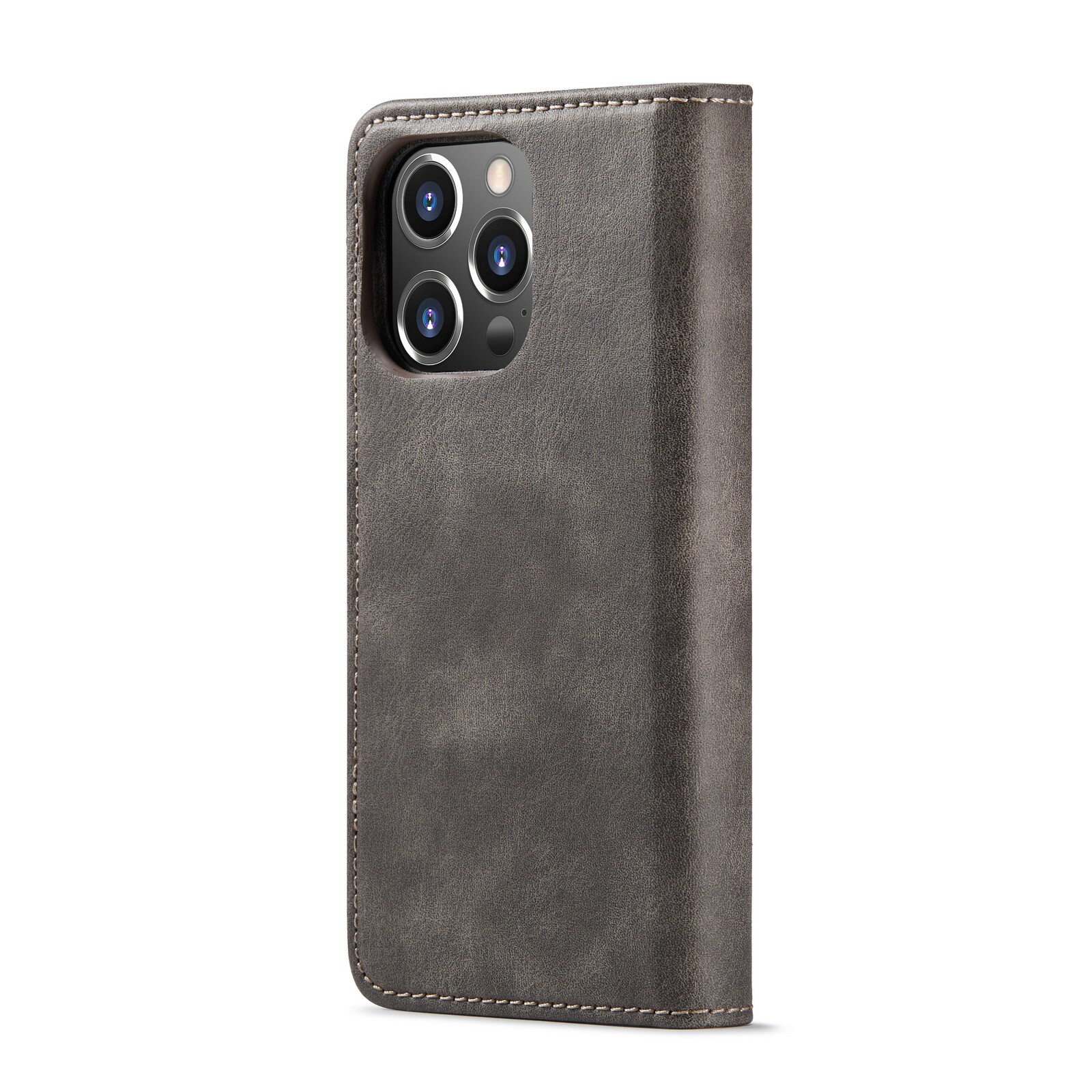 iPhone 15 Pro Max Pungetui med aftageligt cover, Brown