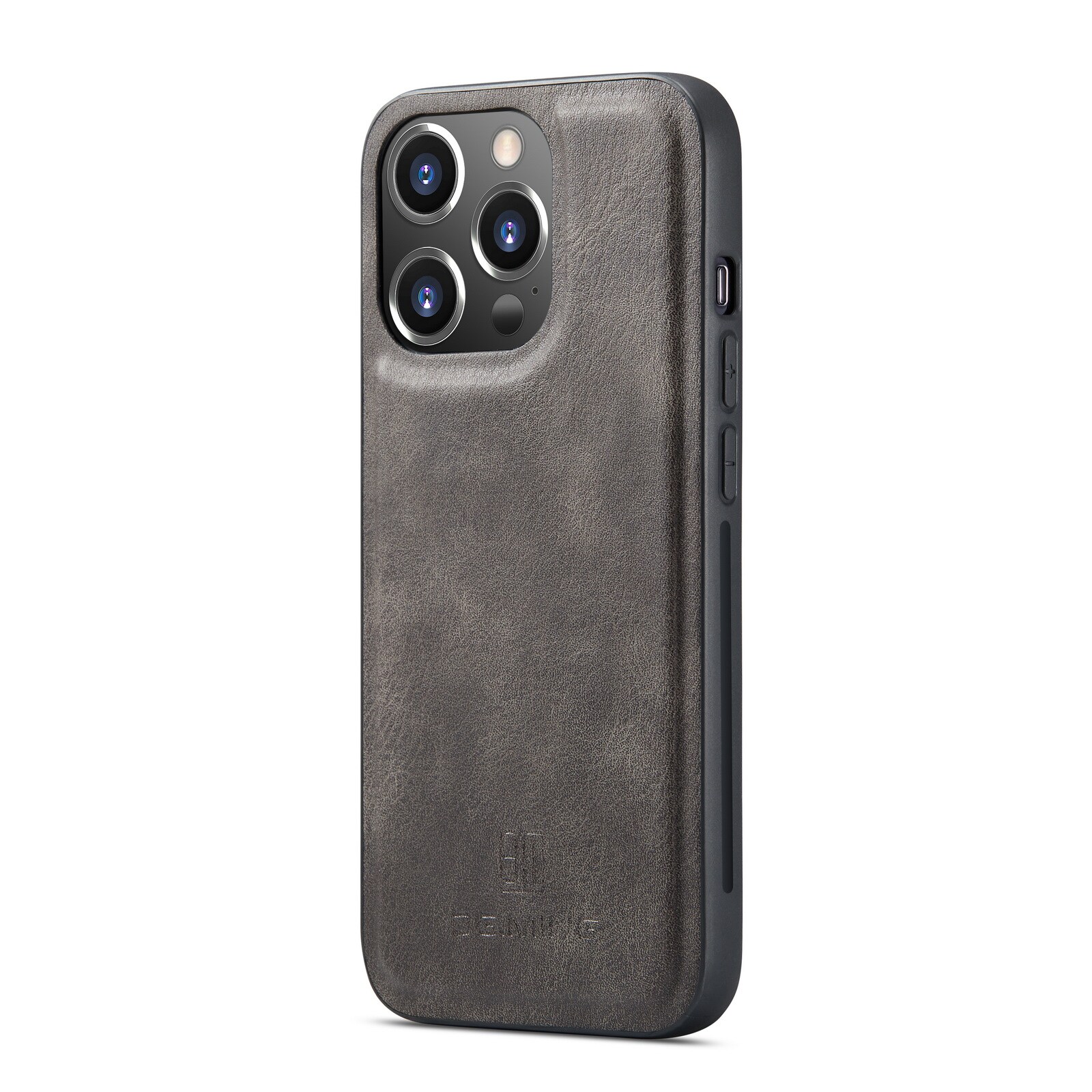 iPhone 15 Pro Max Pungetui med aftageligt cover, Brown