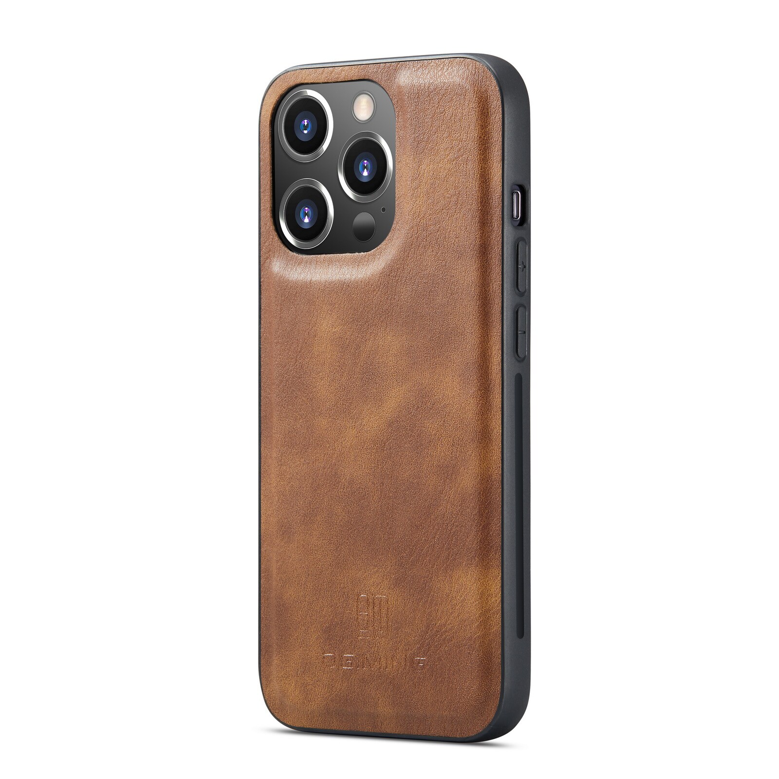 iPhone 14 Pro Max Pungetui med aftageligt cover, Cognac
