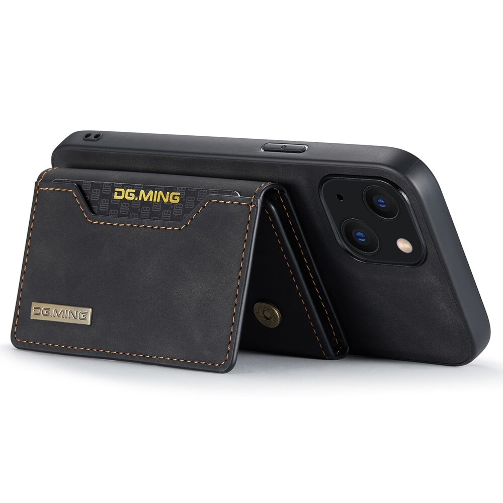 iPhone 15 Cover med aftagelig pung, Sort