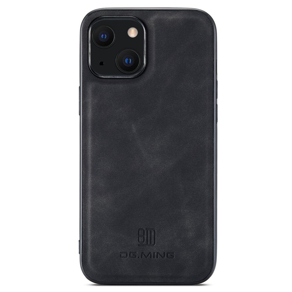 iPhone 15 Cover med aftagelig pung, Sort
