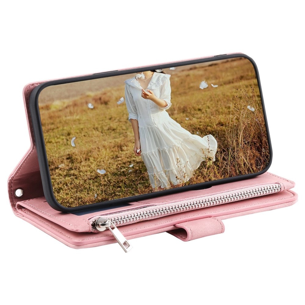 Samsung Galaxy A52 5G Quiltet pungtaske, Lyserød
