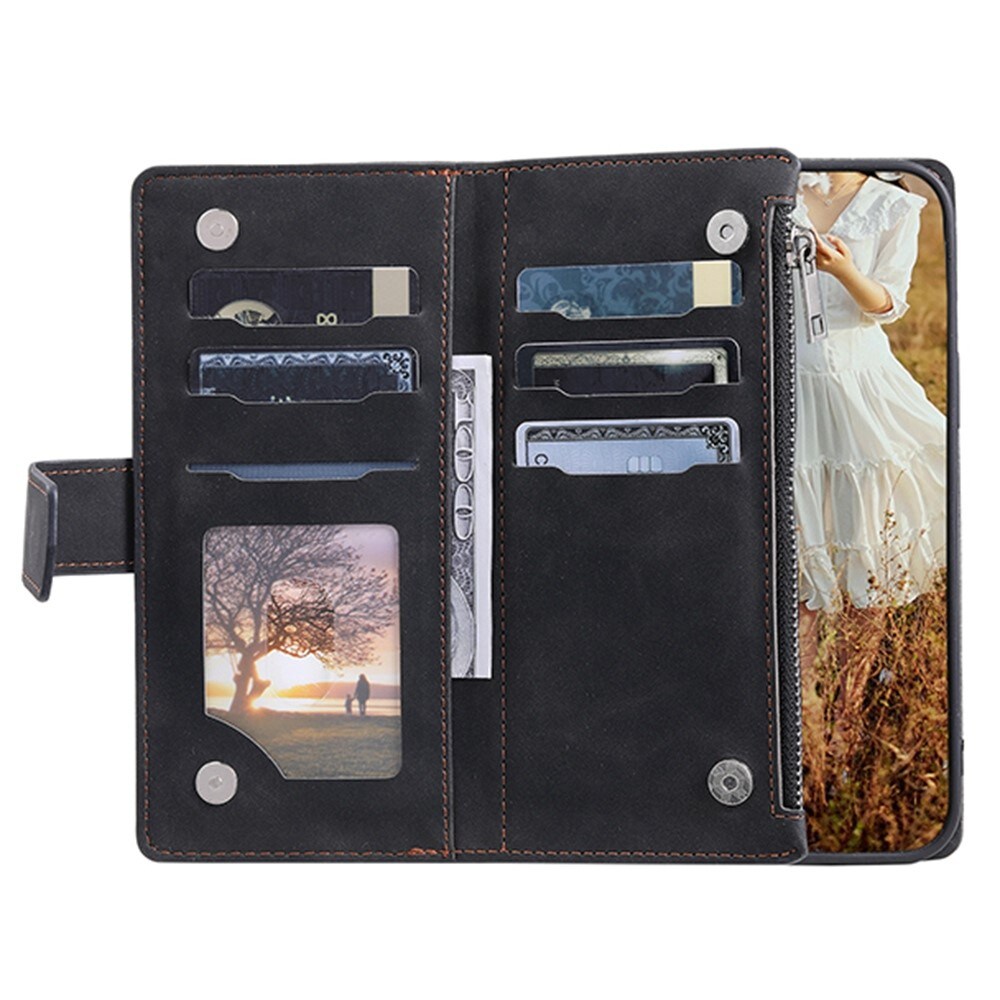 Samsung Galaxy S22 Quiltet pungtaske, Sort