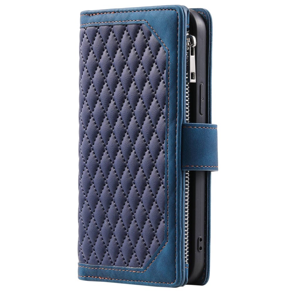 iPhone SE 2022 Quiltet pungtaske, Blå