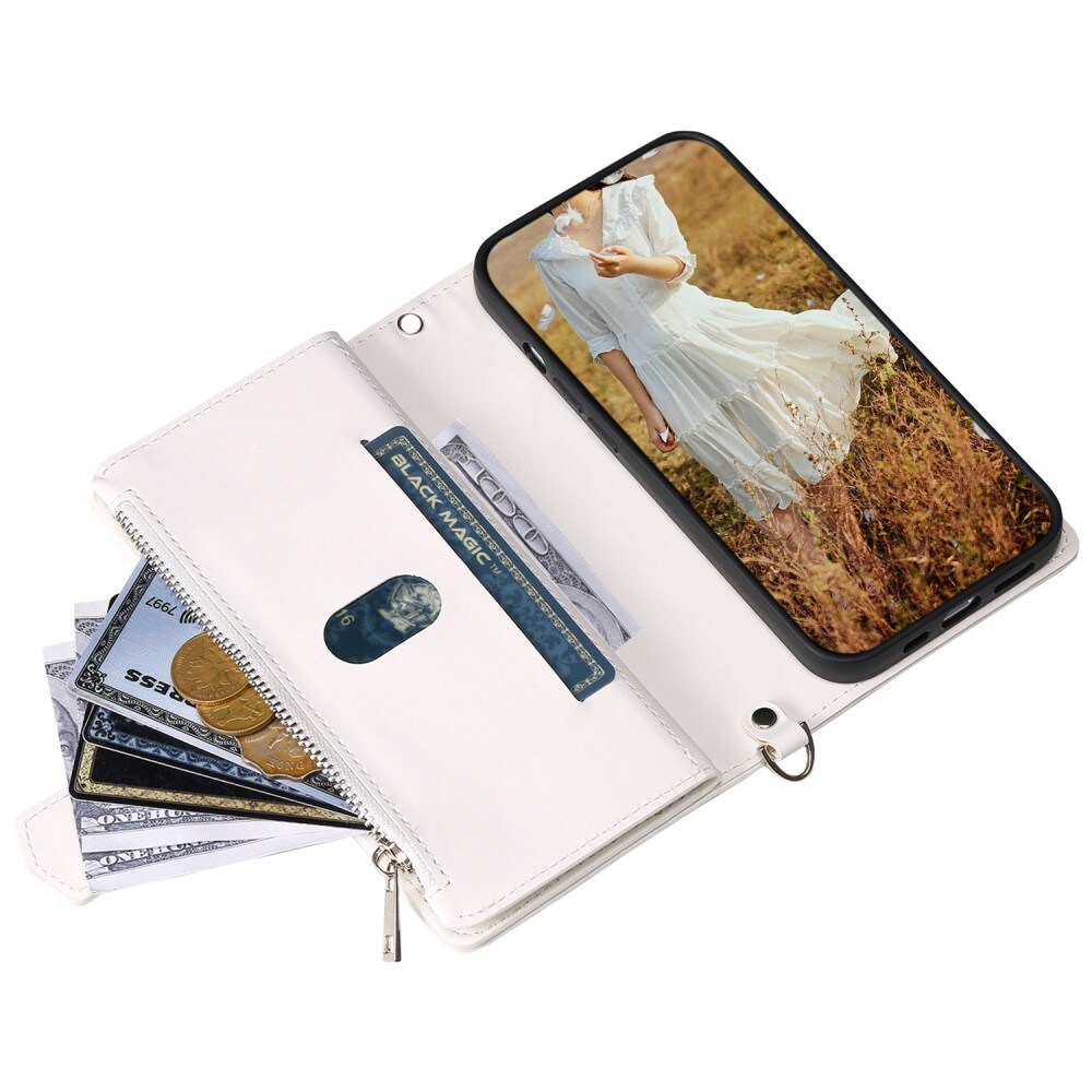 iPhone 7 Quiltet pungtaske, Hvid