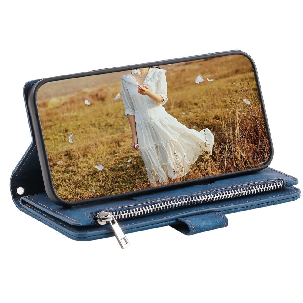 iPhone 13 Quiltet pungtaske, Blå