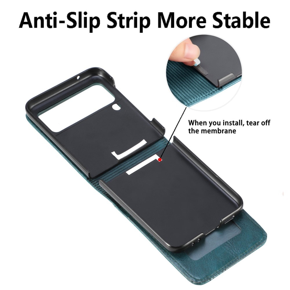 Samsung Galaxy Z Flip 4 Enkelt mobiletui, Grøn
