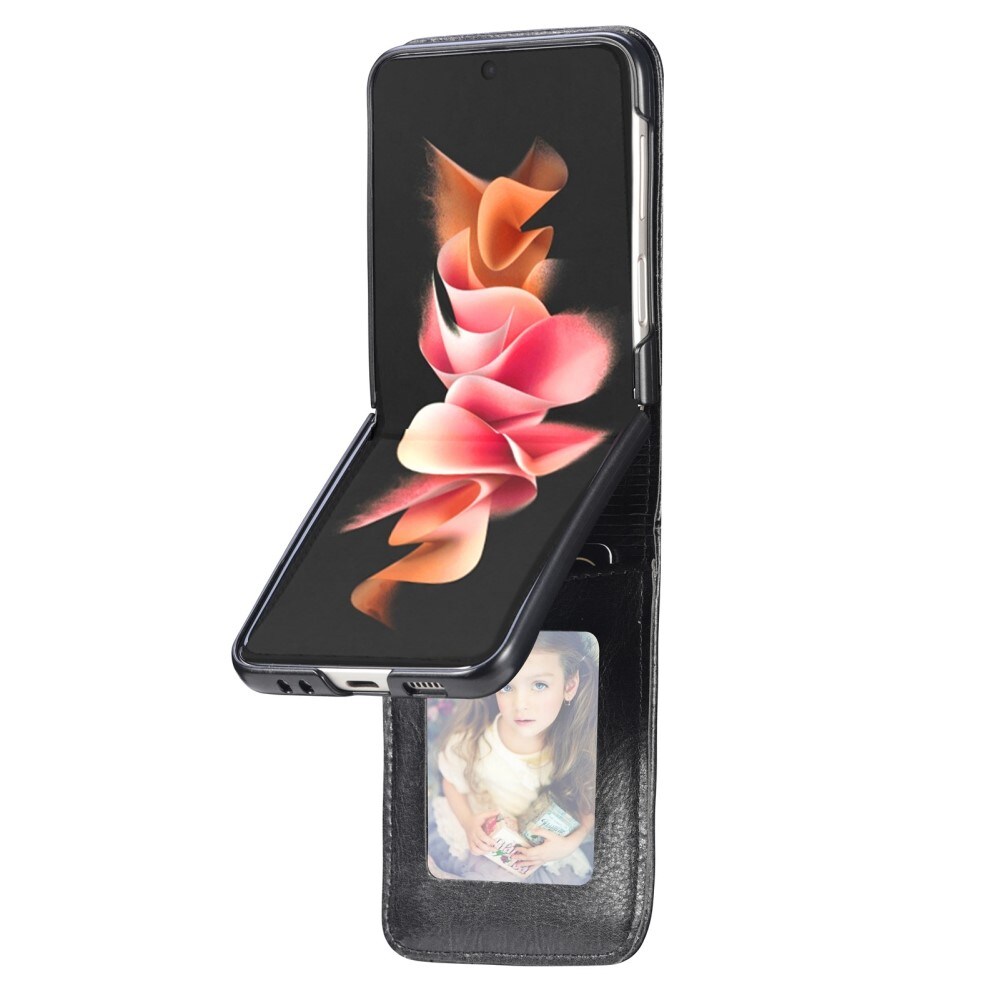 Samsung Galaxy Z Flip 4 Enkelt mobiletui, Sort