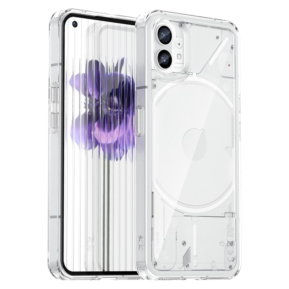 Nothing Phone 1 Crystal Hybrid-cover, Gennemsigtig