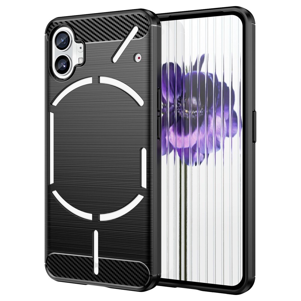 Nothing Phone 1 TPU-cover Brushed, Sort