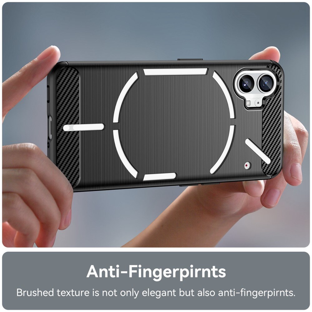 Nothing Phone 1 TPU-cover Brushed, Sort