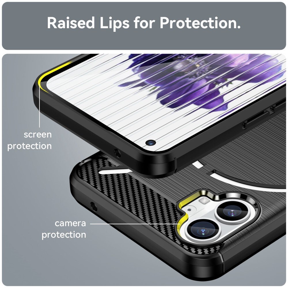 Nothing Phone 1 TPU-cover Brushed, Sort