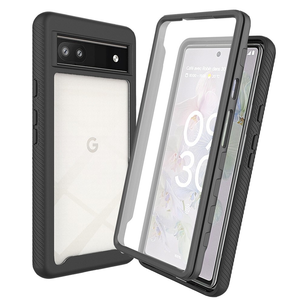Google Pixel 7a Mobilcover Full Protection, Sort