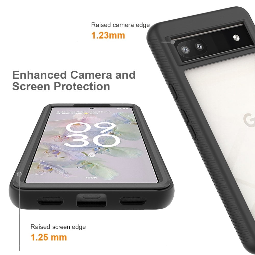 Google Pixel 6a Mobilcover Full Protection, Sort