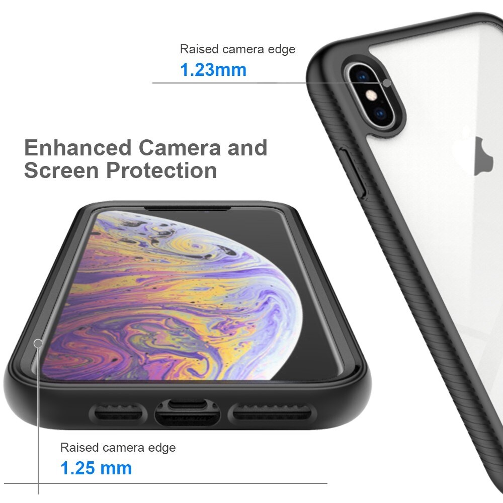 iPhone Xs Max Mobilcover Full Protection, Sort