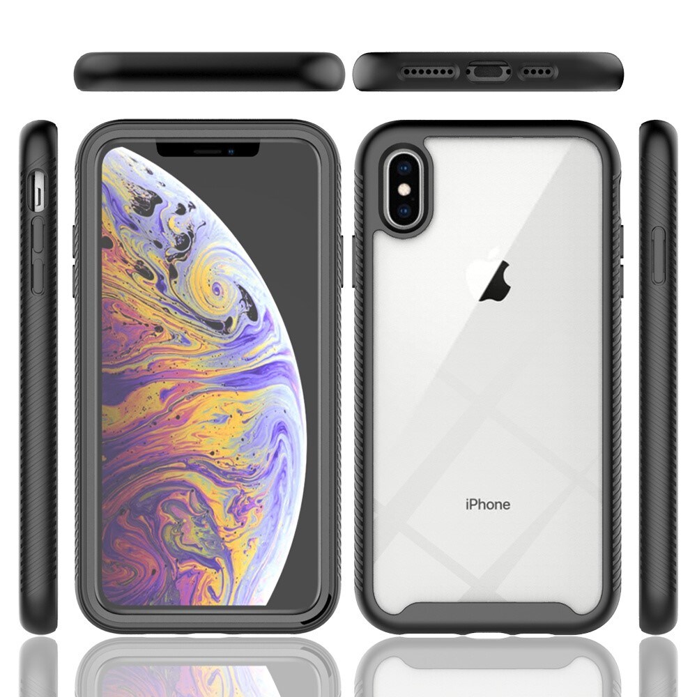 iPhone Xs Max Mobilcover Full Protection, Sort