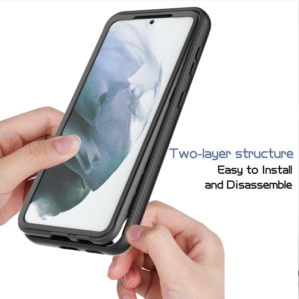 Samsung Galaxy S21 Mobilcover Full Protection, Sort