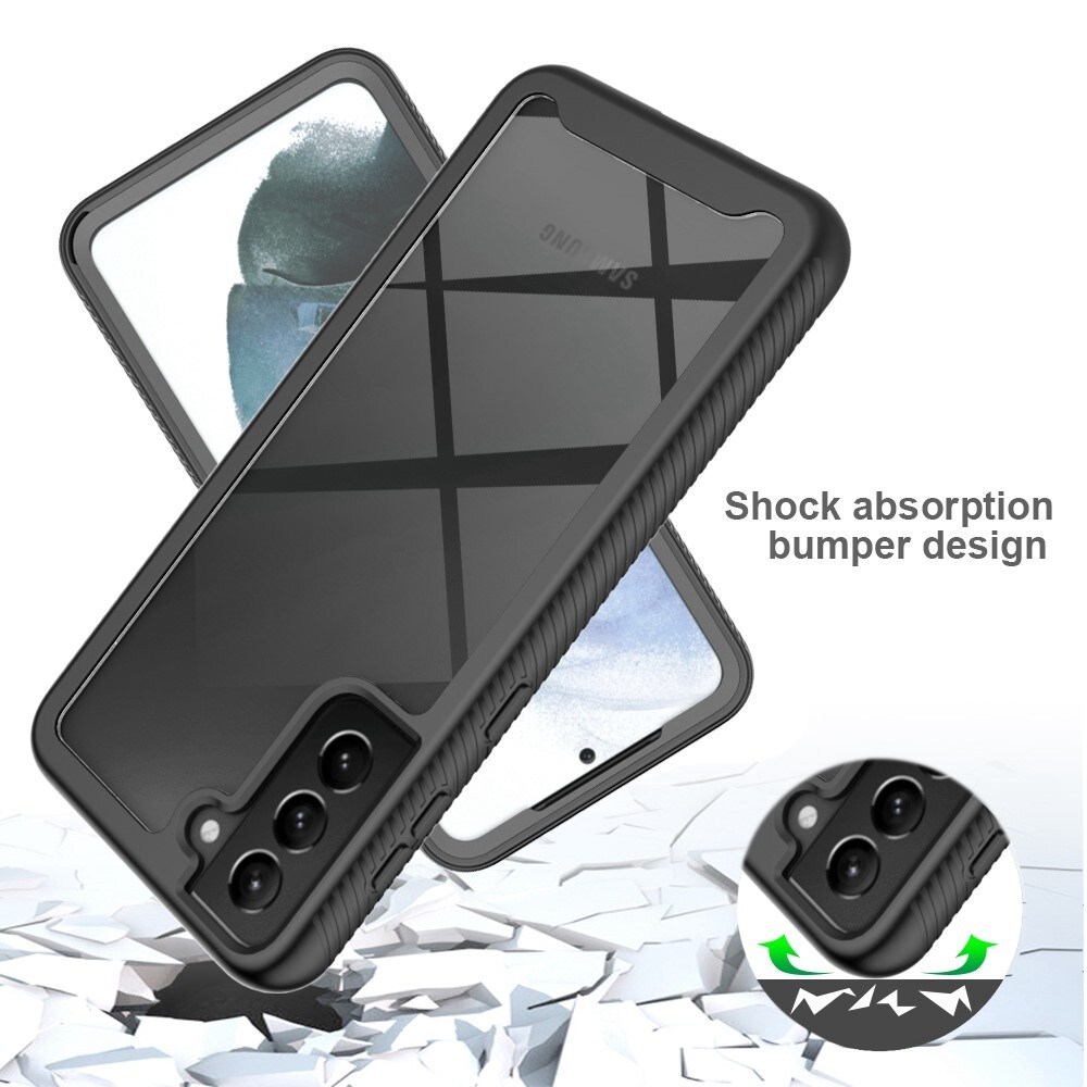 Samsung Galaxy S21 Mobilcover Full Protection, Sort