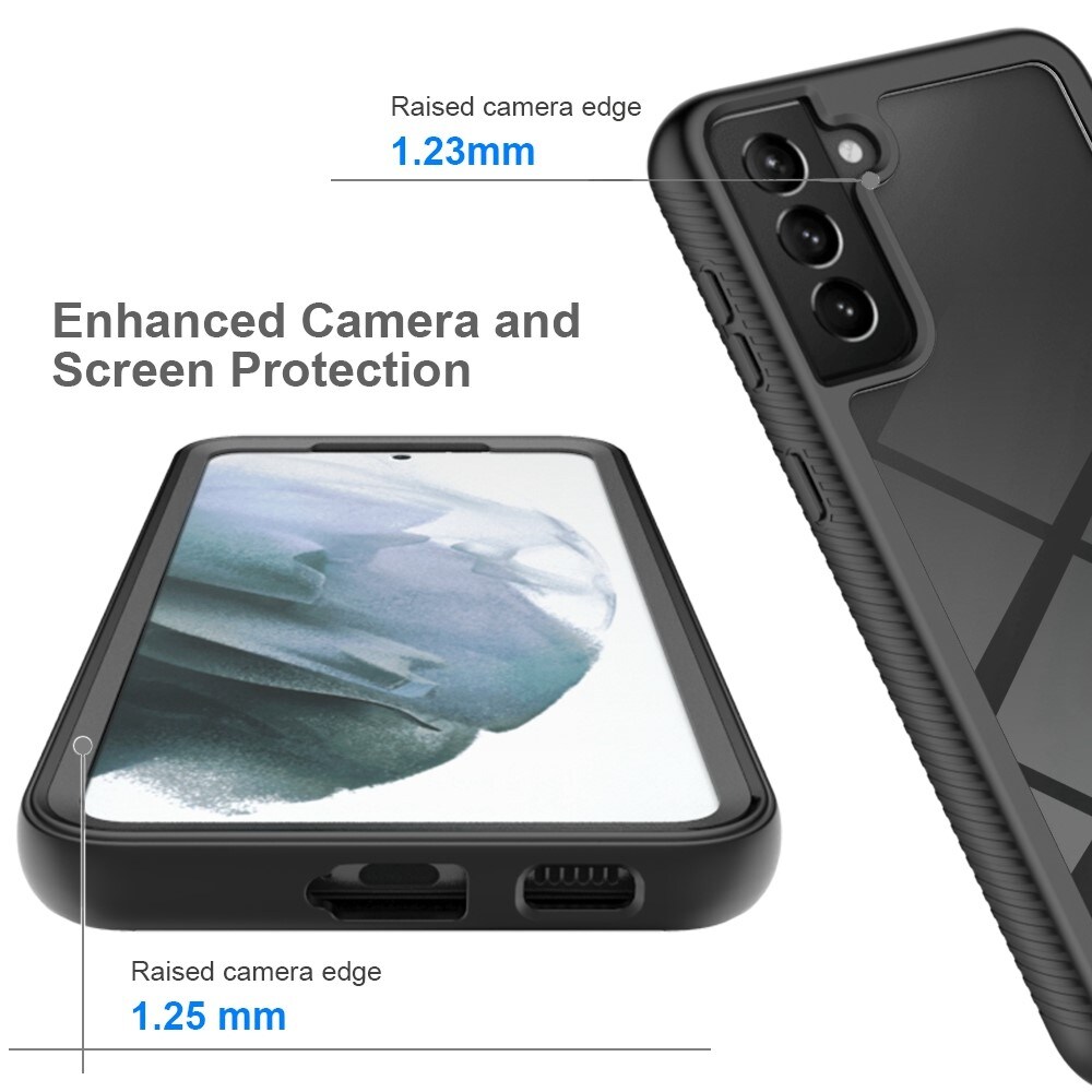 Samsung Galaxy S21 Mobilcover Full Protection, Sort