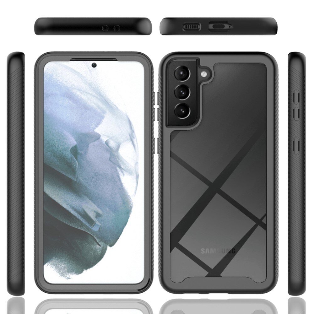 Samsung Galaxy S21 Mobilcover Full Protection, Sort