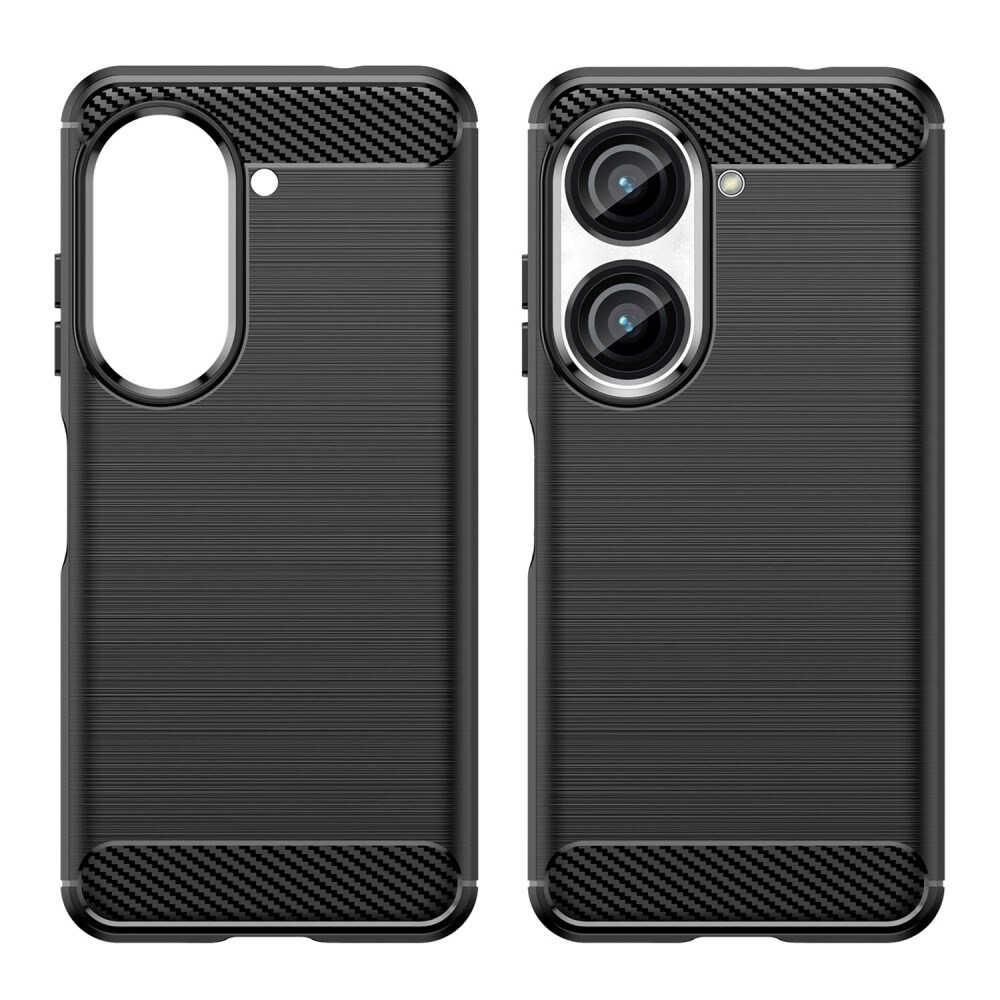 Asus ZenFone 9 TPU-cover Brushed, Sort