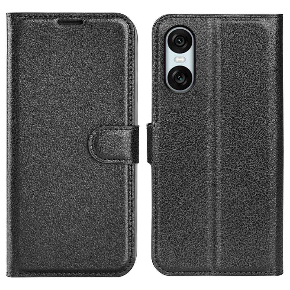Sony Xperia 10 VI Enkelt mobiletui, Sort