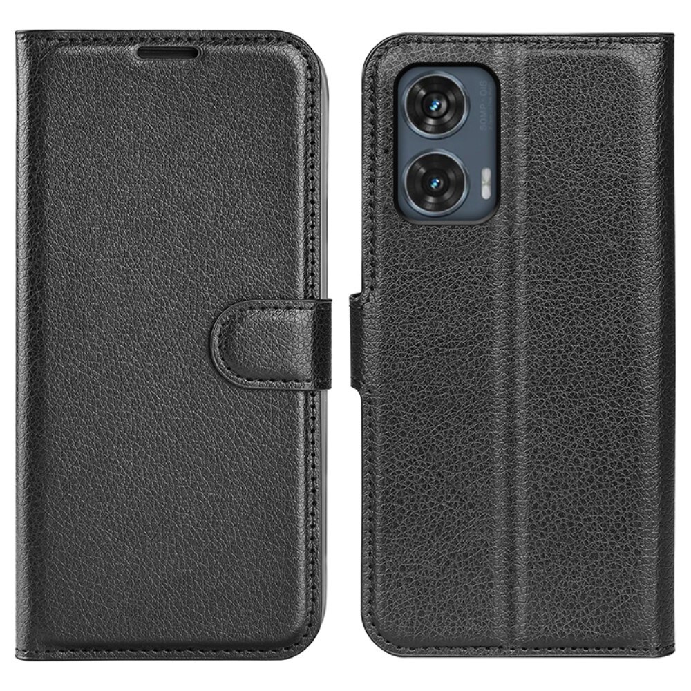 Motorola Edge 50 Fusion Enkelt mobiletui, Sort