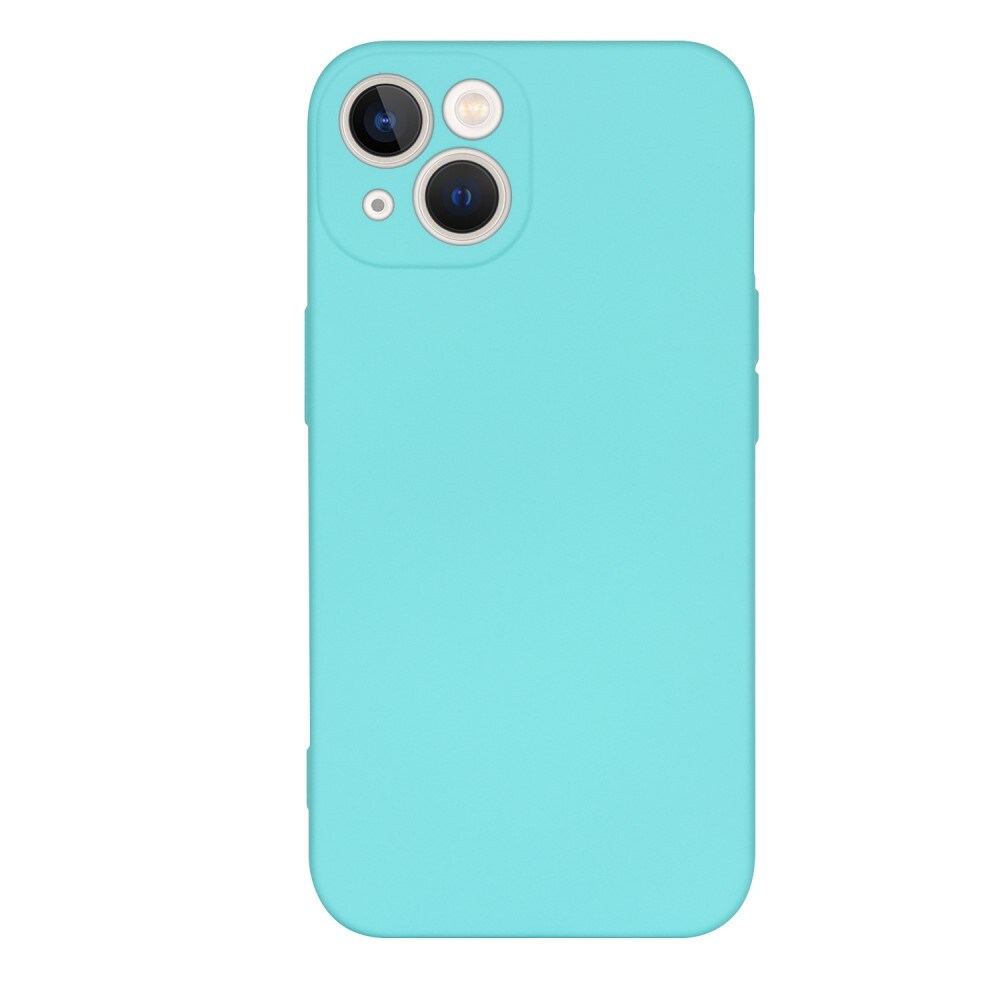 iPhone 14 Plus Mobilcover i TPU, Turkis