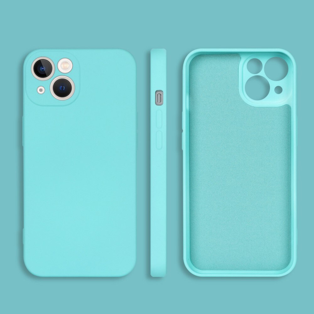 iPhone 14 Plus Mobilcover i TPU, Turkis