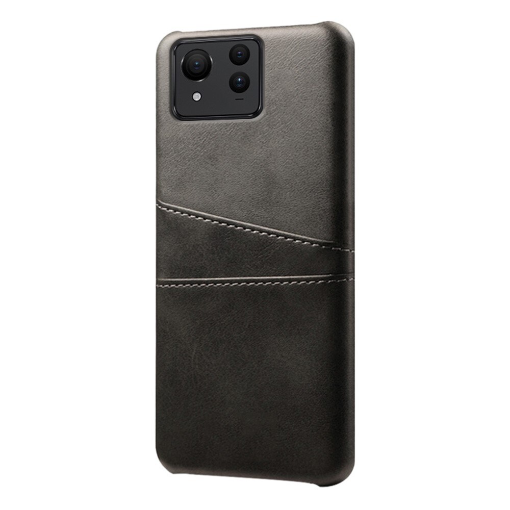 Asus Zenfone 11 Ultra Smart cover med 2 kortholdere, Sort