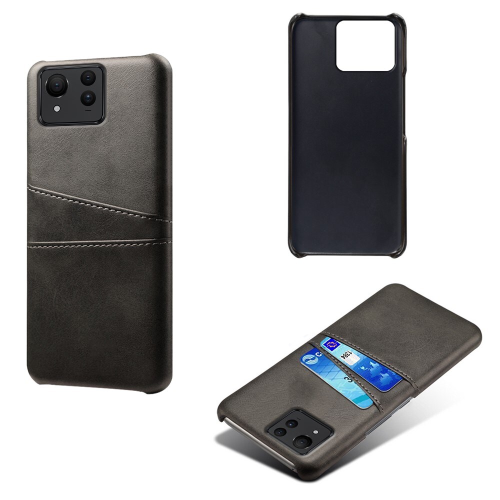 Asus Zenfone 11 Ultra Smart cover med 2 kortholdere, Sort