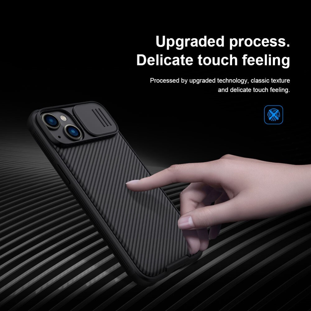 iPhone 14 Plus Cover med kamerabeskyttelse - CamShield, Blå