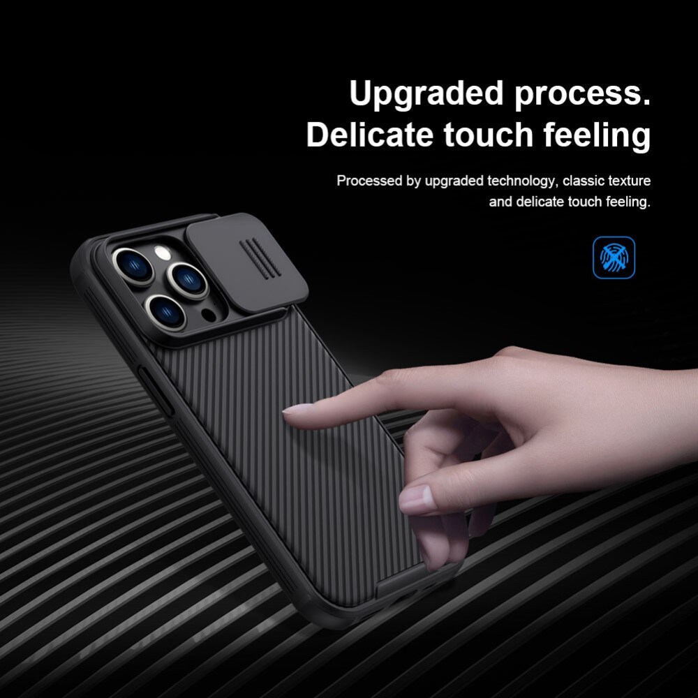iPhone 14 Pro Cover med kamerabeskyttelse - CamShield, Sort