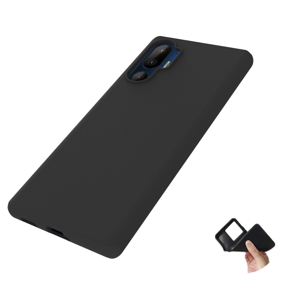 HTC U24 Pro Mobilcover i TPU, Sort